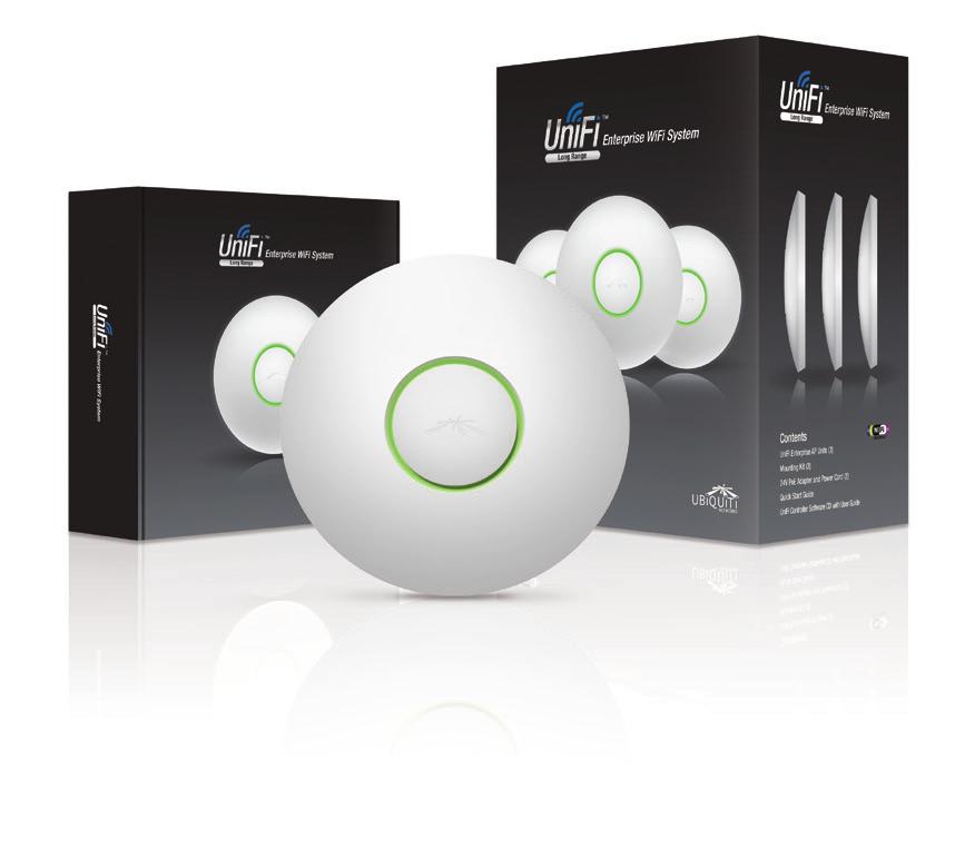 UniFi AP-PRO (UAP-PRO) The UAP-PRO supports speeds of up to 300 Mbps in the 5 GHz radio band and up to 450 Mbps in the 2.4 GHz radio band.