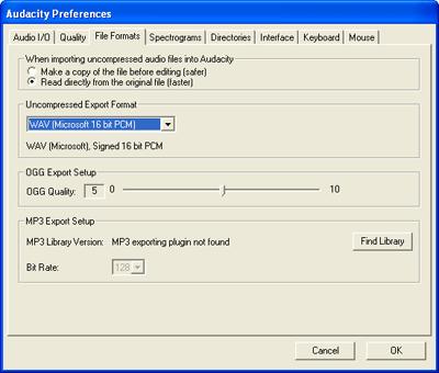 Configuring Audacity and LAME MP3 Adding support for LAME MP3 encoding in Audacity is reasonably simple, but requires a manual installation of the codec and a few steps to connect the audio editor to