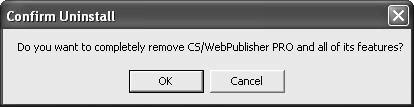 00 setup program, the install utility will recognize if CS/TextWorks and/or CS/WebPublisher PRO exist on the machine.