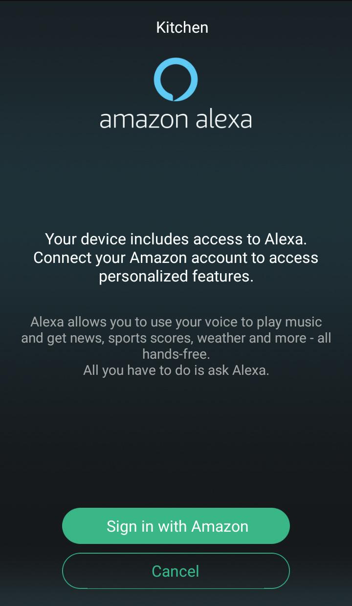 10 Log in with Alexa After a WiFi connection has been made you will see a device list within the Venture Player App.