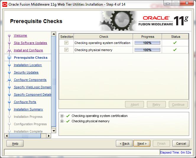Configuration Oracle