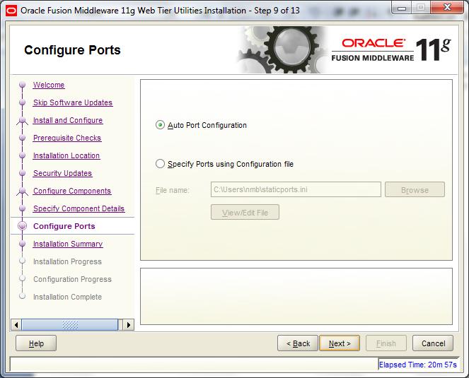 names Configuration Oracle