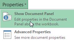 7 10 Excel 2013: Intermediate Do it! B-3: Adding comments and properties to a workbook The files for this activity are in Student Data folder Unit 7\Topic B.
