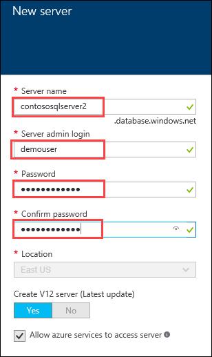 The Secondary Azure Region should be the region pair for the region the SQL Database is hosted within. The portal suggests which one to use by labeling it as Recommended. 5.