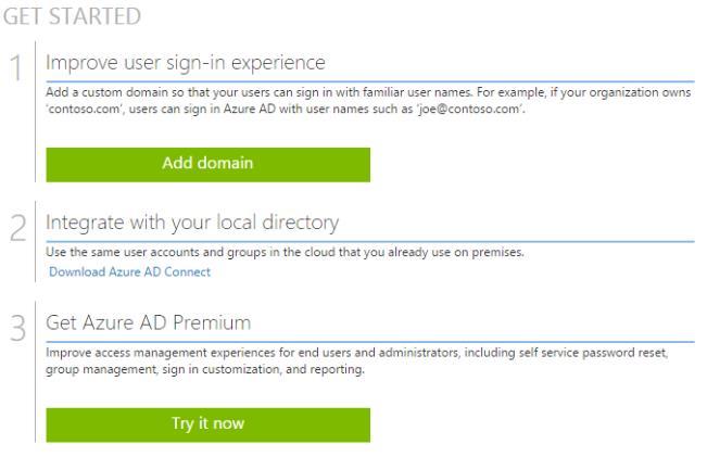 Help references What is Azure AD? Azure Web Apps authentication View your access and usage reports Custom branding an Azure AD Tenant https://azure.microsoft.