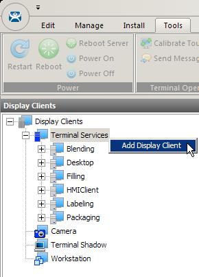Create FactoryTalk Diagnostics Viewer Display Client 1. Return to the RDS Server virtual machine by clicking the RDS Server tab at the top of your screen. 2.