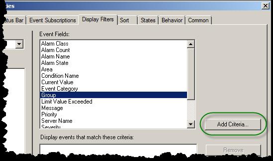 Alarm Grouping attributes allow a user to logically group alarms and then use the Alarm Summary object to filter by a