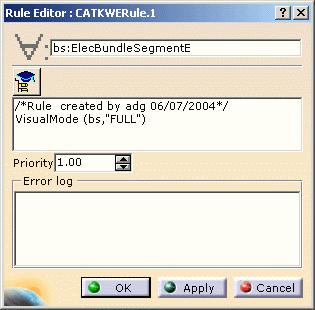 Running this rule displays the harness in LIGHT mode: The rule is reversible: you can load a harness in LIGHT mode and