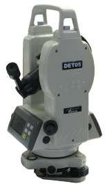 The DET05LP model provides a Laser Plummet for easy centring of the instrument above a