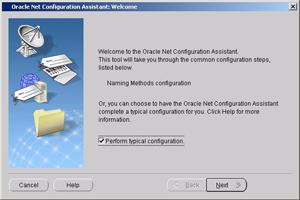 3 Client/Server Installation Client Installation Figure 37 Oracle Net Configuration Assistant: Welcome screen Install the Oracle 10g Client Patch Set 10.2.0.3.0 Do this step on the Oracle client 1