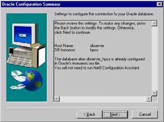 12 When the Confirmation screen appears, check the information on the dialog box.