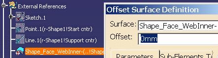 Do It Yourself (16/31) Create Intersection between Create Offset of 0mm from Shape_Face_WebInner- Instantiate 'CurveOrientation.