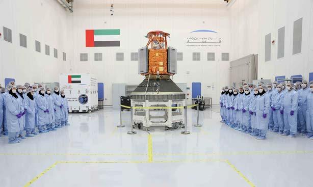SATELLITE UPDATES KhalifaSat Set for Launch This Year KhalifaSat, the first satellite to be completely built by Emirati engineers, is set to be launched later this year following a series of rigorous