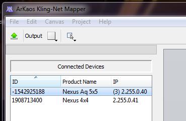 Kling-Net Mapper Part 1: Confirm Network Connectivity Operation Kling-Net Mapper is part of the Arkaos software package and is used to inform the ArKaos software about the layout of the Nexus 4x4