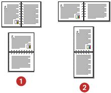 two-sided printing problems Select the topic that best describes the problem: binding margin is in the wrong place only one side of the page prints when the two-sided printing option is selected