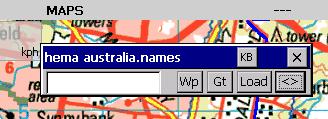 If third-party map packages are purchased for use on the Navigator, they may come supplied with their own names database file, which can be copied to the Navigator for use with that product.