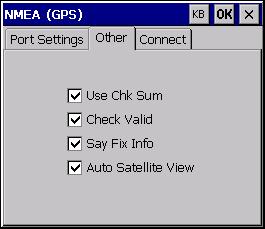 need to modify any of these settings, and doing so can stop OziExplorer from gaining a satellite fix.