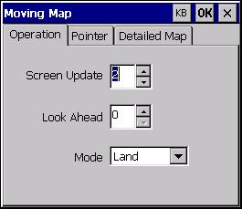 ReOpen GPS Port on PDA On If this option is selected, the internal GPS port will be re-opened when the Navigator is turned on (if it was on when the