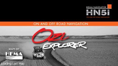 Please note that the interface used for OziExplorer on the HEMA NAVIGATOR HN5i has been customised using the OziExplorer Screen Designer software. The new interface layout is known as HEMA EziOzi.