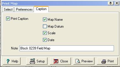 Map Name is the file name of your map, scale is expressed as a ratio (you choose the scale on the Select tab).