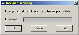 4.2 From the main menu, click either Utilities Internet Licensing or Utilities Manual Licensing.