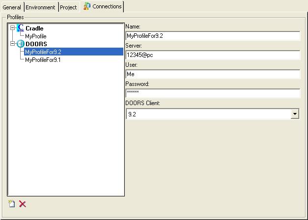 Project Options Overview of the Connections Option Pane This option enables you to define connection parameters. Indeed, creating a profile enables you to configure the servers you often connect to.