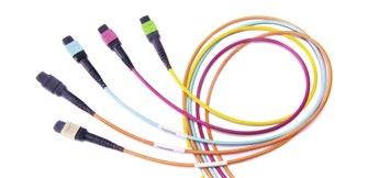 FX PO-12(f) Patch Cords, ssortment FiberExpress Hydra ssemblies and Patch Cords Fast switch deployment for dense fixed environments with PO to LC fanout
