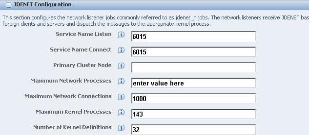 The network listener jobs, commonly referred to as jdenet_n jobs, receive JDENET based communications from web users and other clients and servers, and dispatch the messages to the appropriate kernel