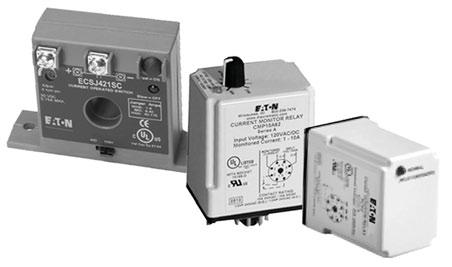 .1 Motor Protection and Monitoring Product Overview Current Eaton offers two different series of current monitoring relays: CurrentWatch Series The CurrentWatch ECS and ECSJ Series from Eaton s