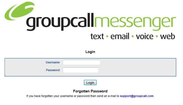 The remote messaging site will open in a new page Enter the schools Username and Password in the boxes provided. You can write the name and a password clue here for convenience.