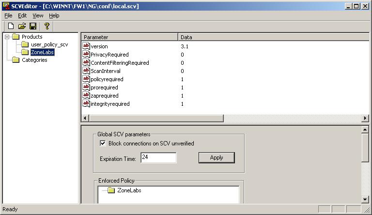 Configuring the SCV Policy The endpoint user selected either Disable Policy from the Policy menu or Delete from the Site menu.