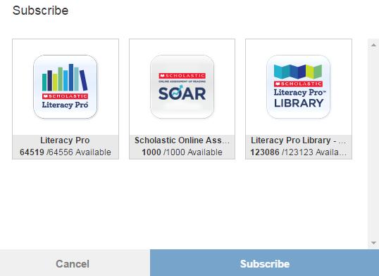 To subscribe a student, first choose the student from the users list by clicking the small box to the left of the user s name.