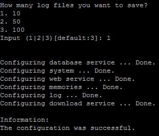 How many log files you want to save? 5. Input 1 and press ENTER to restart the web service. 4.4 Upgrade Theft Deterrent server You can upgrade the server from version 4.x to a higher version.