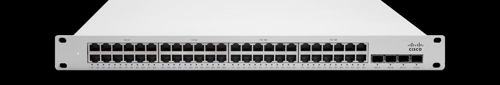 Datasheet MS350 Series Switches MS350 SERIES Stackable access switches with 10G SFP+ uplinks, designed for high-performance campus networks CLOUD-MANAGED STACKABLE ACCESS SWITCHES The Cisco Meraki