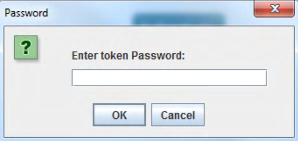 The password box will display: Enter the