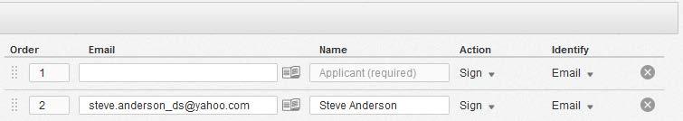 148 2. You can add additional recipients by typing the Recipient s Email address and Name in the appropriate field.