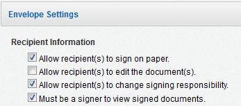 97 Enable Document Visibility 3. Click Next to go to the Add Tags page. Add DocuSign tags to the template normally. Note: If Document Visibility is enabled, all Signers must have a tag assigned.