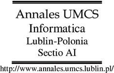 Annales UMCS Informatica AI X, 1 (2010) 51-59 DOI: 10.