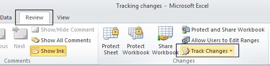 Excel can log information about changes made to a worksheet each time it is saved.