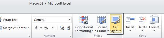 Excel 2010 Advanced Page 195 Select a style of your choice from the drop-down list displayed.