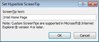 Excel 2010 Advanced Page 74 Click on the OK button to close the dialog box.