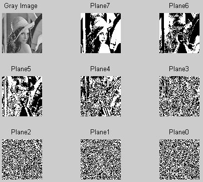 504 Sawsan A. Abu Taleb, Hossam M.J. Musafa Asma a M. Khtoom and Islah K. Gharaybih Figure 1: An 8-bit gray-scale lena image of size 256 Χ 256 pixels. Each bit plane is a binary image 1.3.