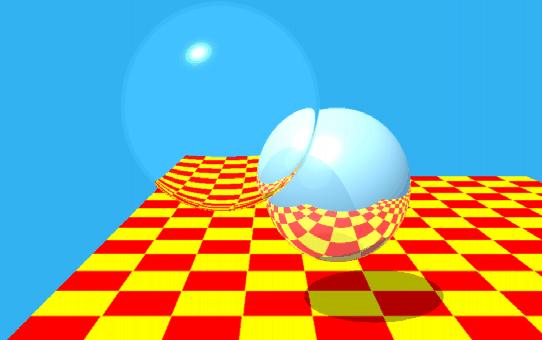 Whitted 1980 A ray traced image with recursive ray tracing,