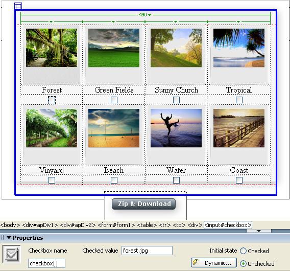 Case: Gallery - Receiving a Zip File from a Selection of Images Introduction In this tutorial we will explain how you can select any set of files from a gallery to be automatically zipped and