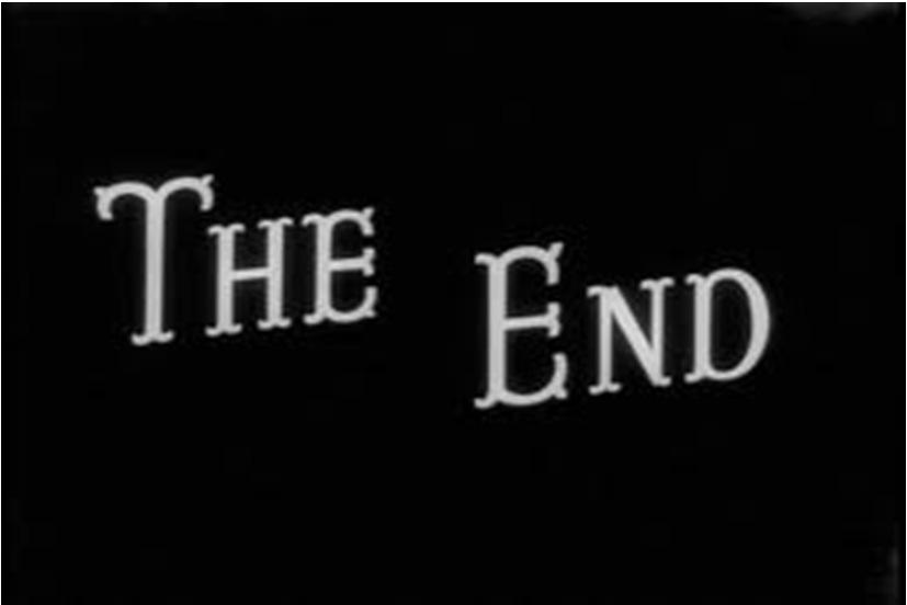 A The End.