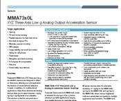 Documentation and Tools Fact Sheets MMA7450LFS MMA73X0LFS