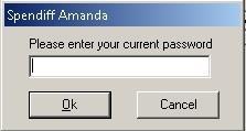 NOTE: Once you have entered your password and clicked Ok, the name in the Recording Officer field cannot be changed.