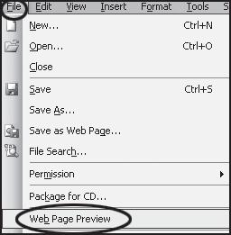 PowerPoint: Save As a Web Page 1.