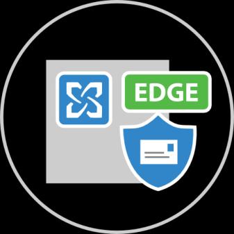 Exchange role Edge Transport Server Ensures email security, and operates in a perimeter network where there is no AD access. Edge runs an AD LDS instance.