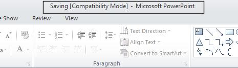 If your colleagues are using an earlier version of PowerPoint, such as PowerPoint 2003, they can download additional, free, software from Microsoft, which will allow them to at least open and read